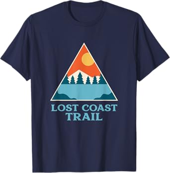 LOST COAST TRAIL California Hiking Souvenir T-Shirt
