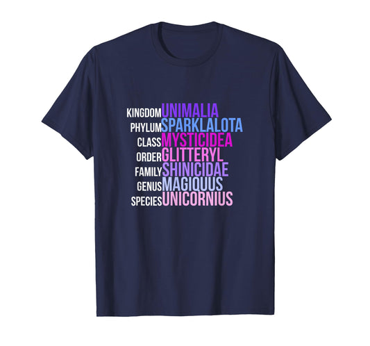 Unicorn Science Tshirt - Magical Mystic Unicorn Biology Tee T-Shirt