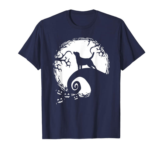Labrador Retriever And Moon Halloween T-Shirt