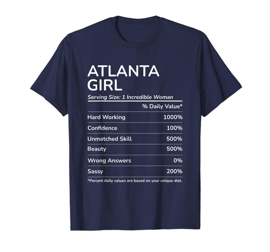 Atlanta Girl Funny Georgia Hometown T-Shirt