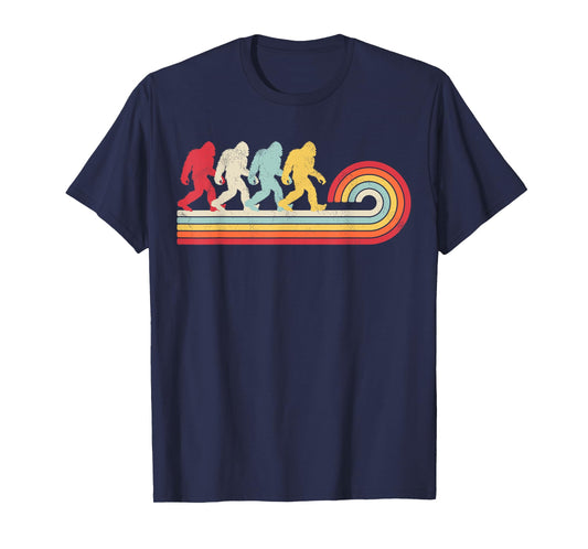 Bigfoot Retro Vintage 70s 80s Sasquatch Lovers Men Women T-Shirt