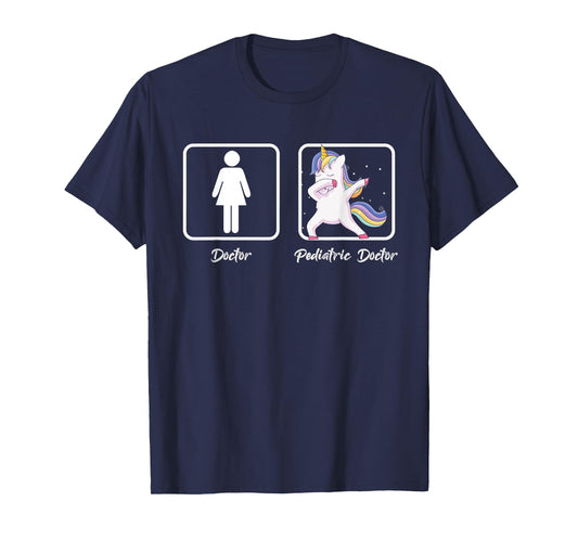 Unicorn Doctor Pediatric Children Health Pediatrician Gift T-Shirt