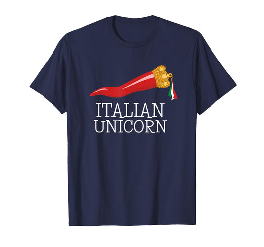 Funny Italian Lucky Charm Cornicello Italian Horn T-Shirt