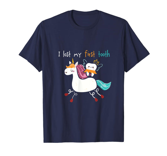 Baby Teeth Fairy Unicorn I I Lost My First Tooth T-Shirt