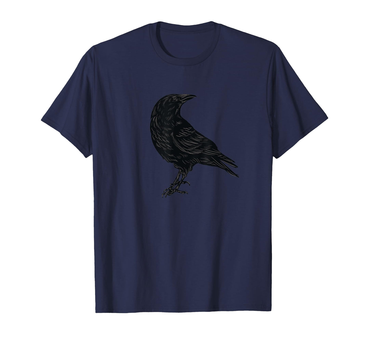 Crow Blackbird Raven Silhouette Bird T-Shirt