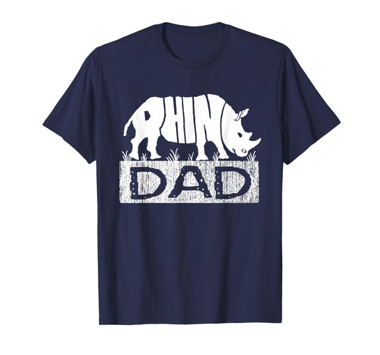Rhino Dad T-shirt Funny Rhinos Chubby Unicorns shirts Gifts T-Shirt