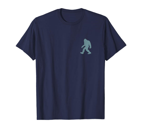 Funny Bigfoot Sasquatch Big Foot Squatch Pocket Minimalist T-Shirt