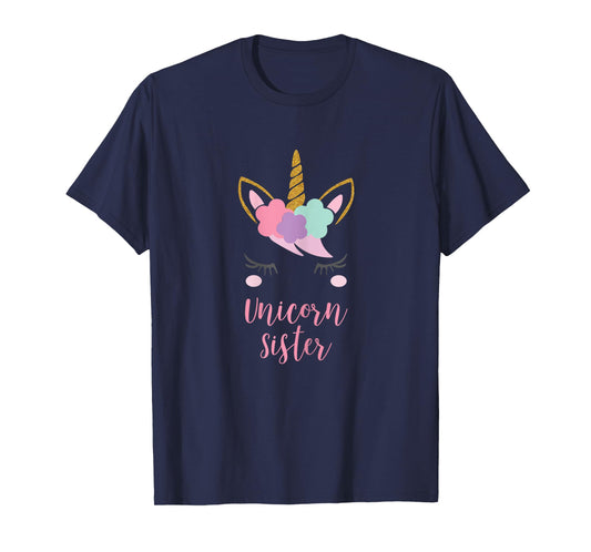 Sister Unicorn Shirt, Cute Unicorn Sister Gift T-Shirt