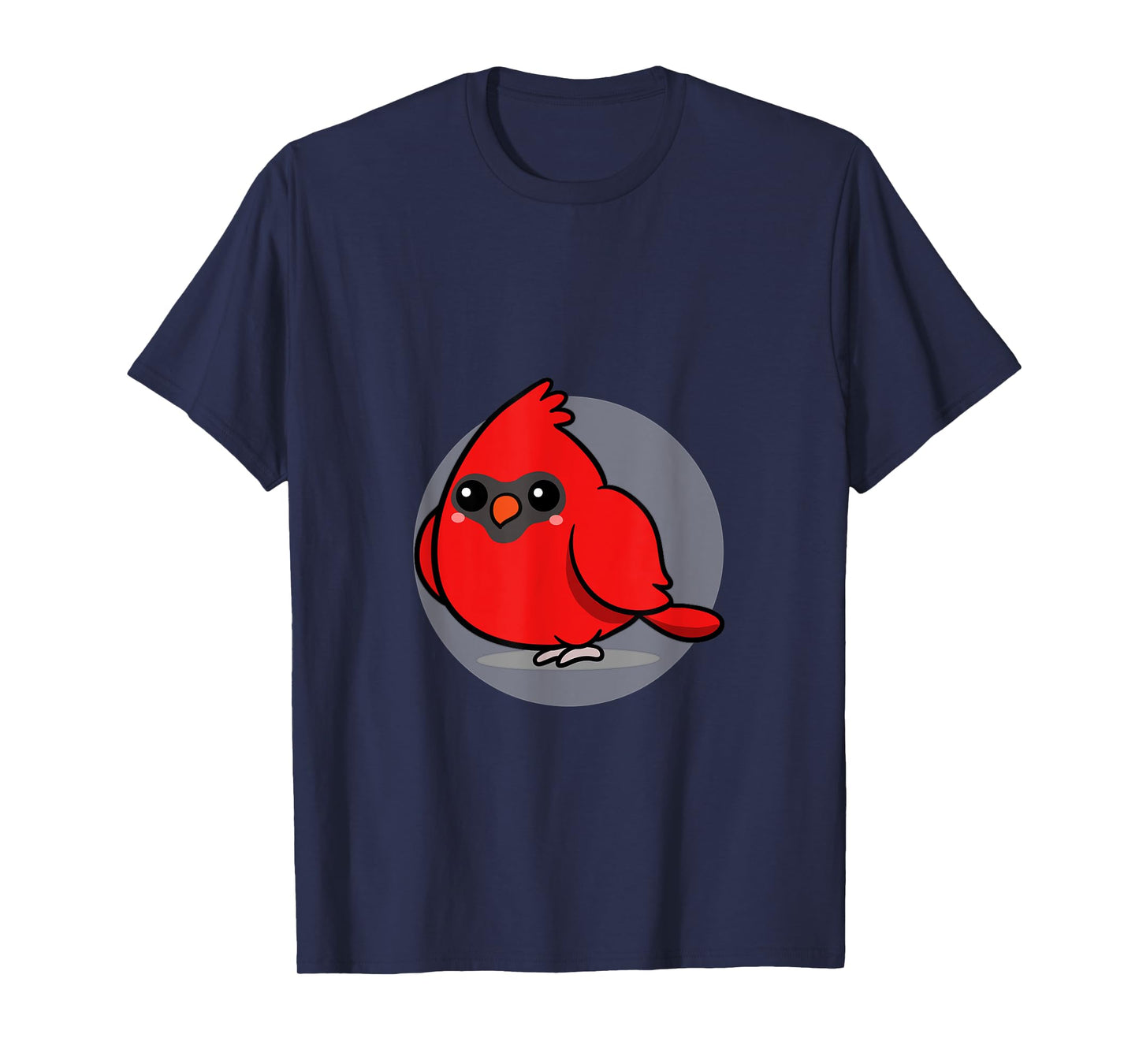 Cute Kawaii Aesthetic Northen Cardinal Bird T-Shirt