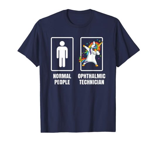 Dabbing Unicorn Ophthalmic Technician Doctor Physician Gift T-Shirt