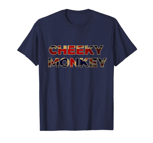 Cheeky Monkey | England Anglophile Cockney British Slang T-Shirt