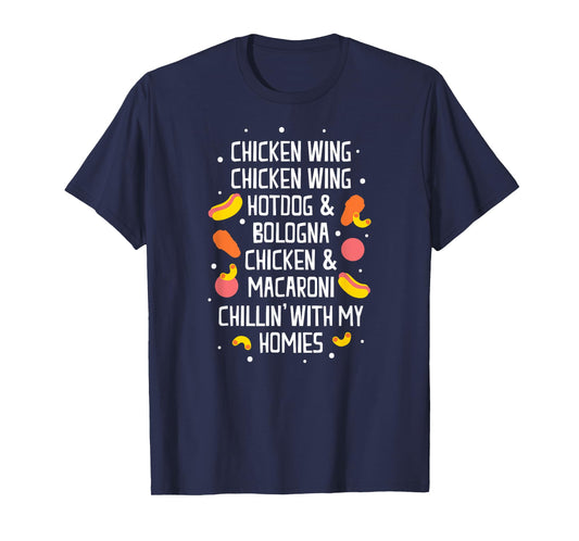 Chicken Hot Dog Bologna Macaroni Men Women Kids T-Shirt