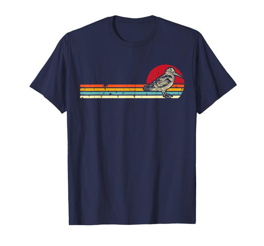 American Woodcock Bird Retro Vintage Unique Birding Gift T-Shirt
