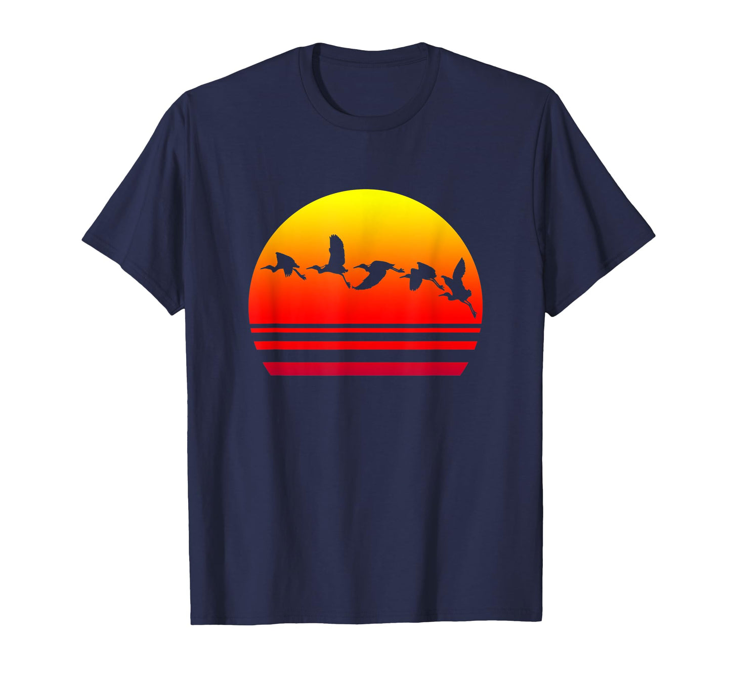 Cranes in the Sunset, Wetlands T-Shirt