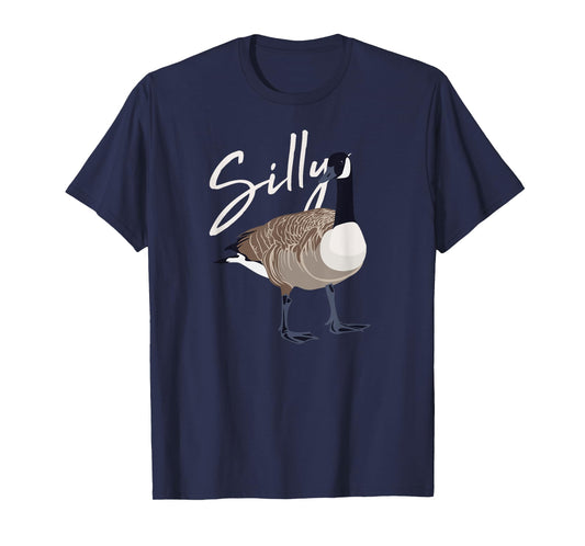 Canadian Goose Silly Goose Funny Cute Bird Hunter T-Shirt