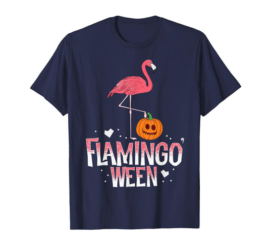 Flamingoween Halloween Flamingo Trick Treat Outfit Costume T-Shirt