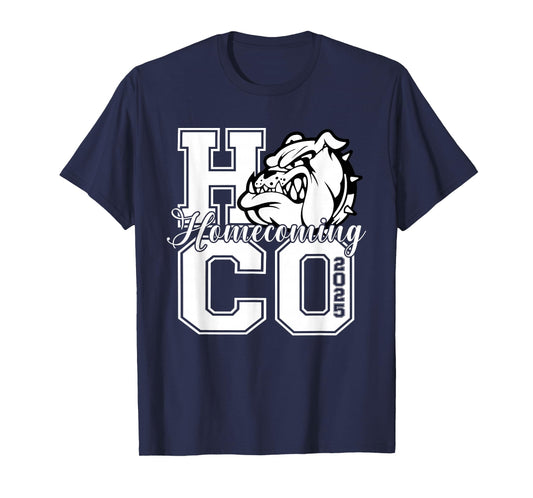 HOCO 2025 Homecoming Bulldog School Spirit Alumni Game Day T-Shirt