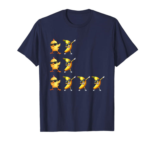 Funny Chicken Banana For Men Women Teens Kids T-Shirt