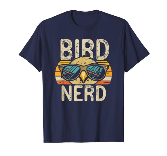 I heart Birds Funny Bird Nerd Vintage Retro Sunset Cute T-Shirt