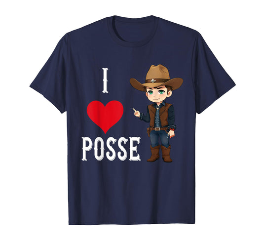 I Love Posse Funny Cowboy Dean SPN 18+ T-Shirt