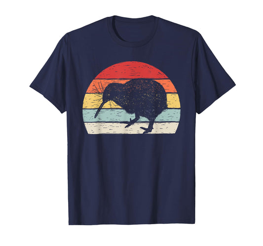 Catch Some Rays Vintage Retro Kiwi Bird T-Shirt - Women's Unisex Black Small Classic Fit Crew Neck Short Sleeve T-Shirt