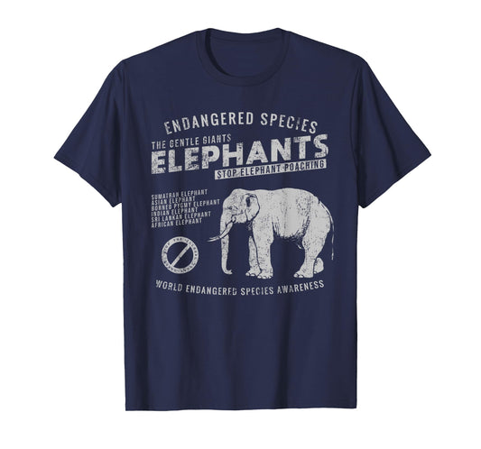 Save The Elephants T-shirt T-Shirt
