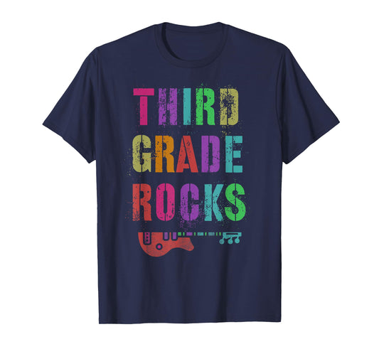 3rd GRADE ROCKS Teacher Ready to Rock Third Gr Is My Jam T-Shirt