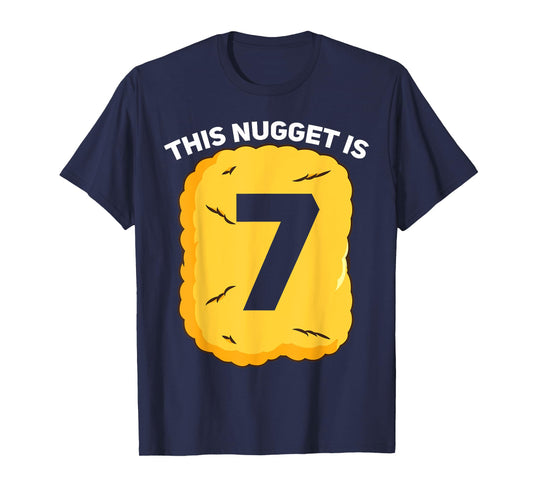 7 Year Old Chicken Nugget Birthday Party T-Shirt