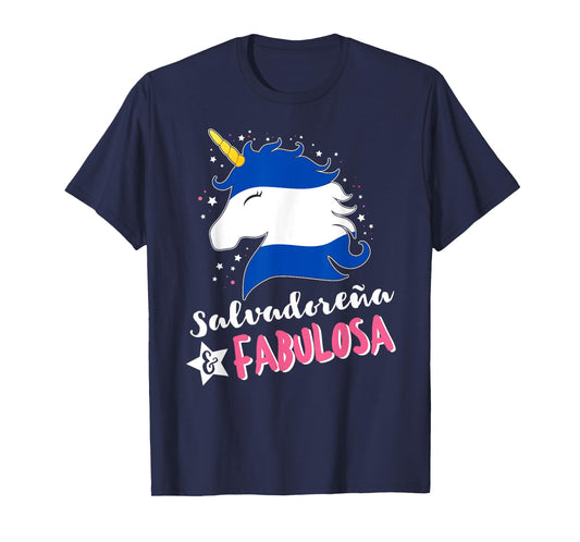 Salvadoran Flag El Salvador Unicornio T-Shirt