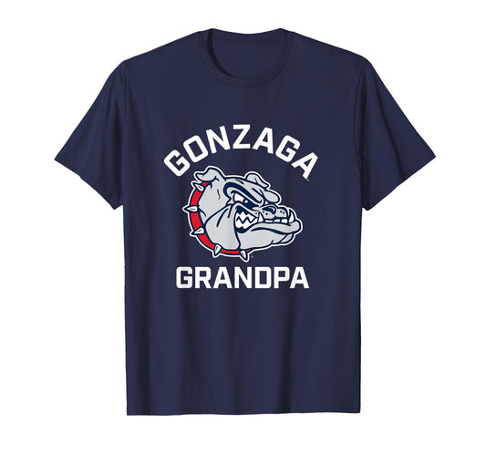 Gonzaga University Bulldogs Arched Grandpa T-Shirt