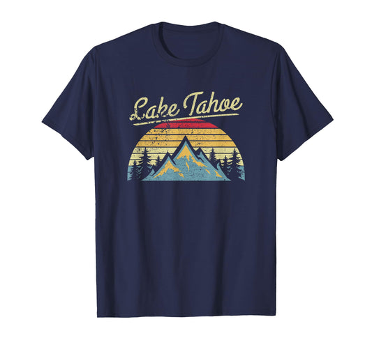 Vintage Retro Lake Tahoe National Forest T Shirt T-Shirt