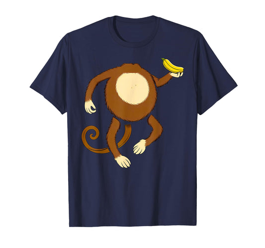 Monkey Holding Banana Halloween Costume T-Shirt