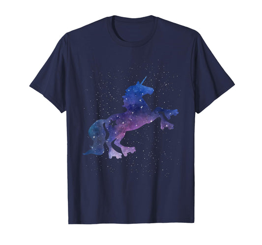 Roller Skating Vintage Retro Galaxy Derby Unicorn T-Shirt