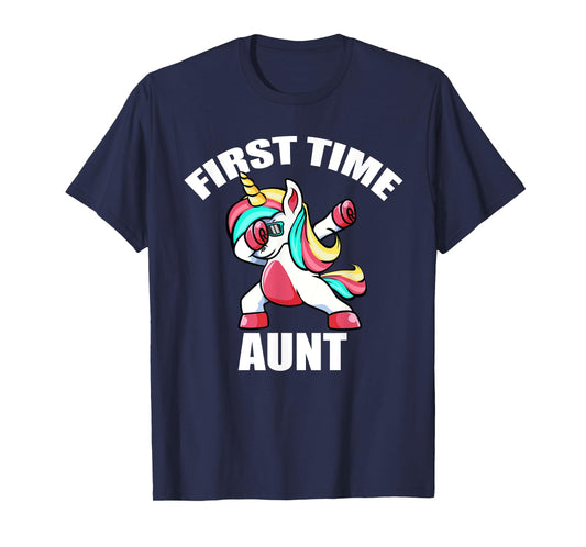 Unicorn First Time Aunt 2022 Shirt, Promoted To Aunt 2022 T-Shirt