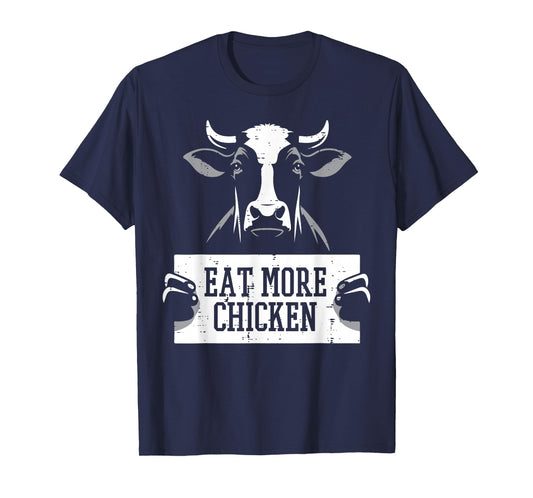 Cow Eat More Chicken Bbq Funny Beef Barbecue Men Women Kids T-Shirt