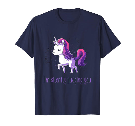 Silently Judging You Unicorn T-Shirt