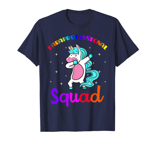 Paraprofessional Squad Paraeducator Para-pro Teacher's Aide T-Shirt for Men Women Girls Kids