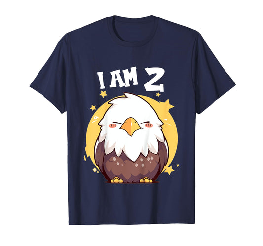 2 Years old 2 birthday Bald Eagles Boy Girl Bald Eagle T-Shirt