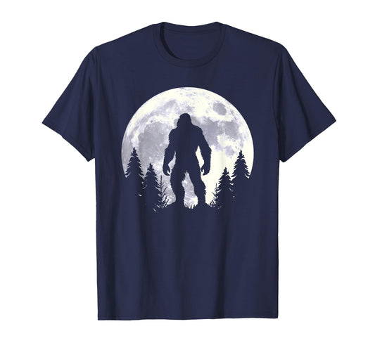 Bigfoot Believer Silhouette Sasquatch Hide And Seek T-Shirt