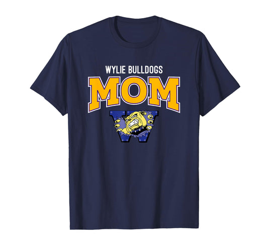 Wylie Bulldogs Logo Mom HS T-Shirt