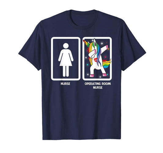 Operating room nurse Unicorn Dabbing Funny Dabbing T-Shirt
