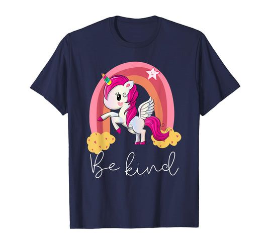 unity day orange for kids toddler be kind unicorn rainbow T-Shirt
