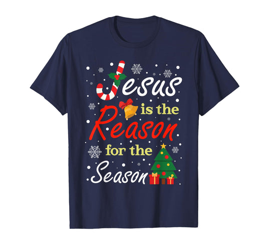 Xmas Jesus is The Reason for The Season Christmas Christian T-Shirt