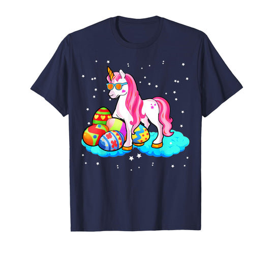 Girl Easter Unicorn Shirt Easter Girl Shirt Unicorn Easter T-Shirt