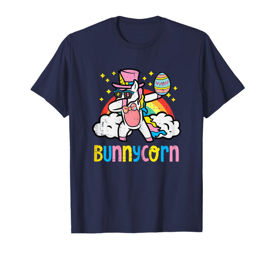 Bunnycorn Easter Unicorn Dab Dance Toddler Girls Kids Women T-Shirt