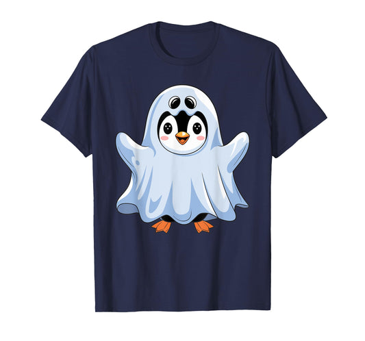 Penguin Halloween Cute Ghost Costume T-Shirt