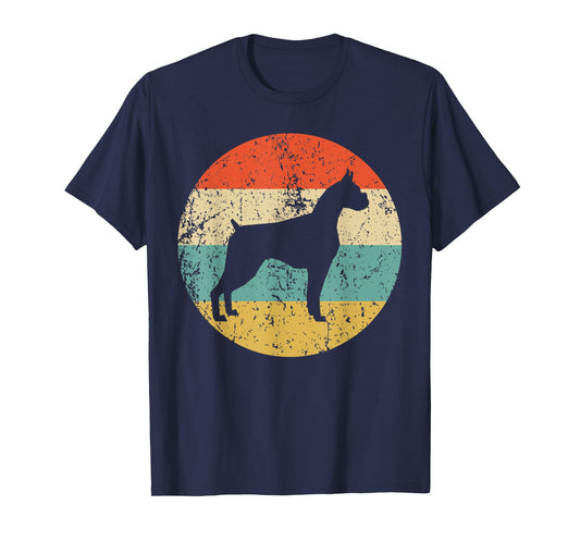 Boxer Shirt - Vintage Retro Boxer Dog T-Shirt T-Shirt