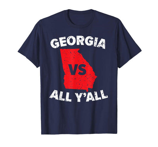 Georgia vs All Y'all Georgians Post Soviet States T-Shirt