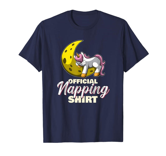 Sleeping Unicorn Nap Time Official Napping T-Shirt