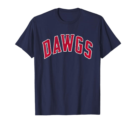 Retro Bulldogs School Sports Name Dawgs Back To School T-Shirt